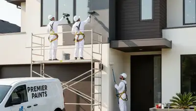 Professional exterior house painting in Plymouth, MA by Coastal House Painters