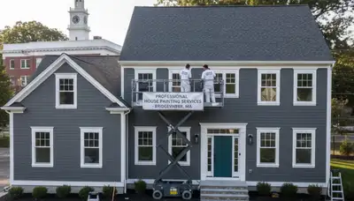 House painting service in Plymouth, MA by Painting Plymouth MA for interior and exterior home painting