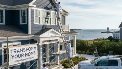 Professional house painting service in Plymouth, MA for interior and exterior homes