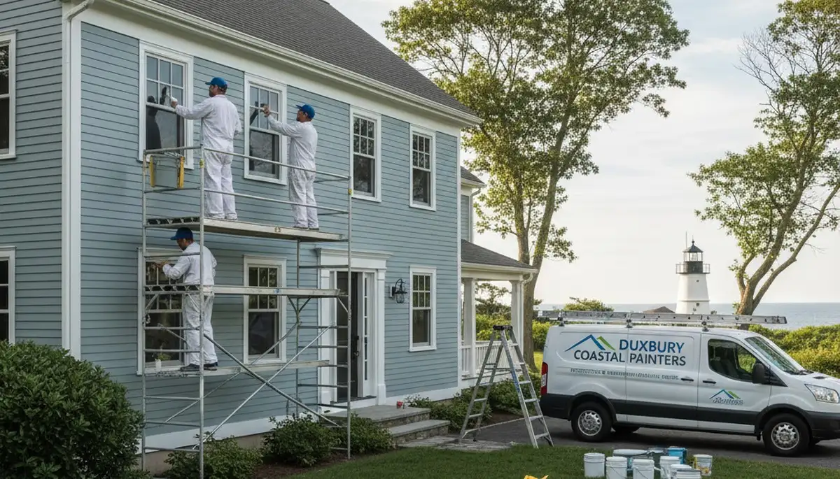 Professional house painting services in Plymouth MA by expert residential painters
