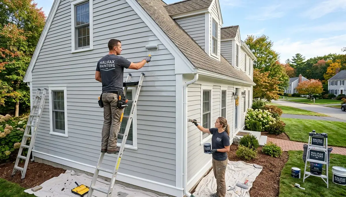 Professional house painting services exterior home Plymouth MA