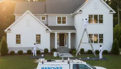 Professional house painting service in Plymouth, MA for interior and exterior home painting