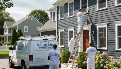 Professional house painting service in Plymouth, MA for interior and exterior home painting