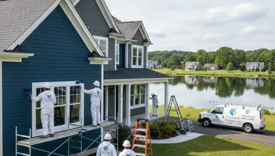 Professional house painting service in Plymouth, MA by Painting Plymouth MA