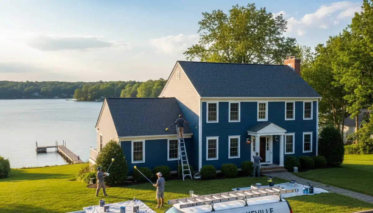 Professional house painting services in Plymouth, MA by PaintingPlymouthMA.com