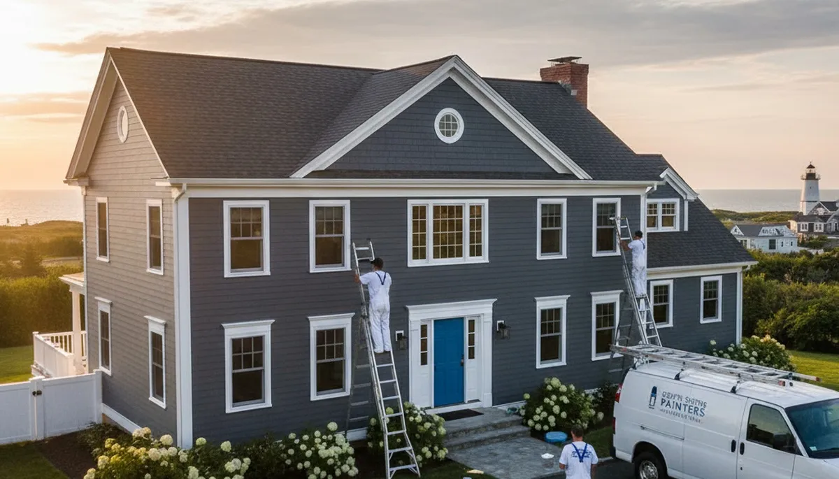 Professional house painting service in Plymouth MA by experienced local painters