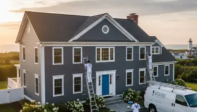 Professional house painting service in Plymouth MA by experienced local painters