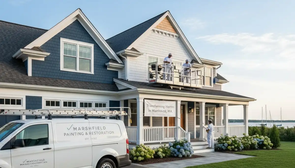 Professional house painting services in Plymouth MA by local expert painters
