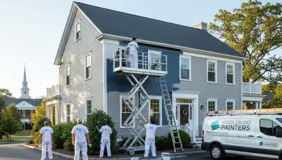 Professional house painting service in Plymouth, MA for interior and exterior homes