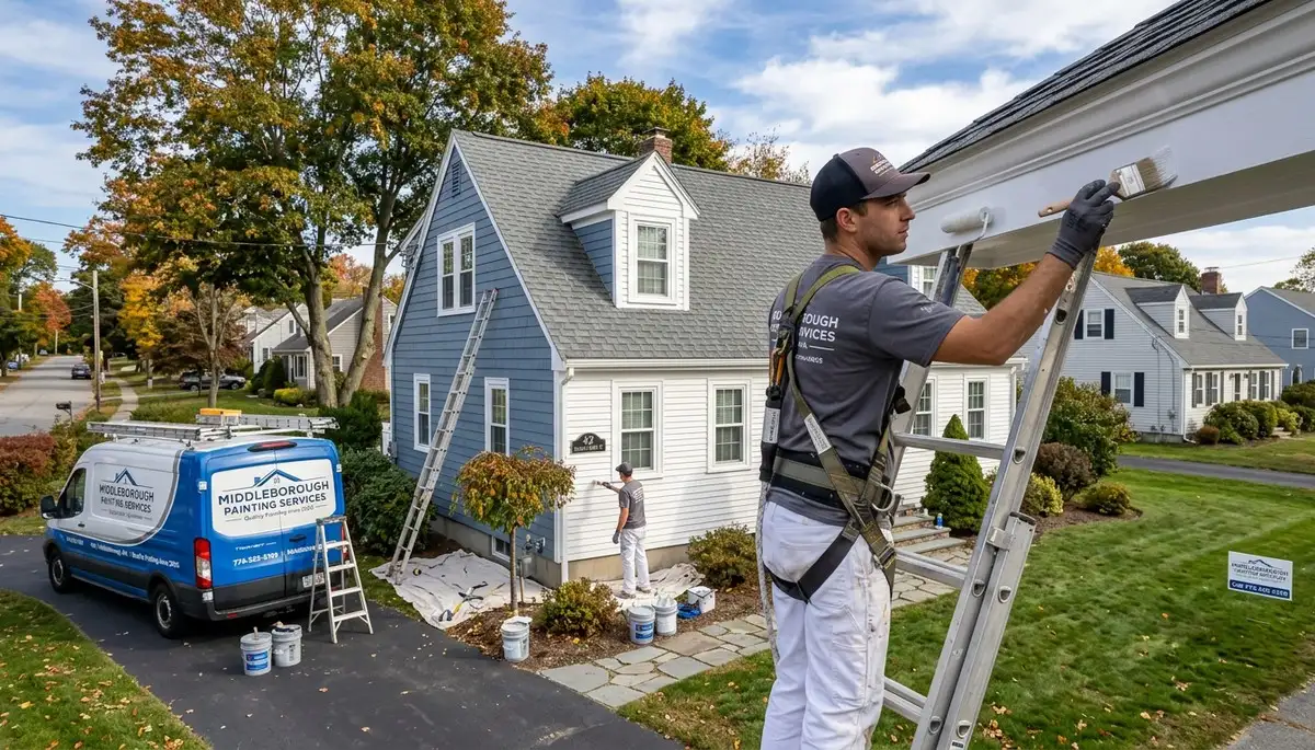 Professional house painters in Plymouth MA providing expert exterior and interior painting services