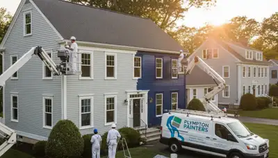 Professional house painters in Plymouth MA providing expert residential exterior painting services