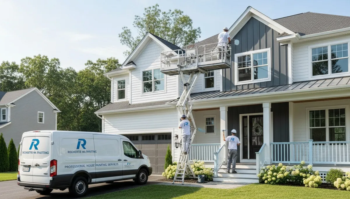 House painting services in Plymouth, MA by paintingplymouthma.com