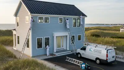 Professional house painting service in Plymouth, MA for interior and exterior home painting projects