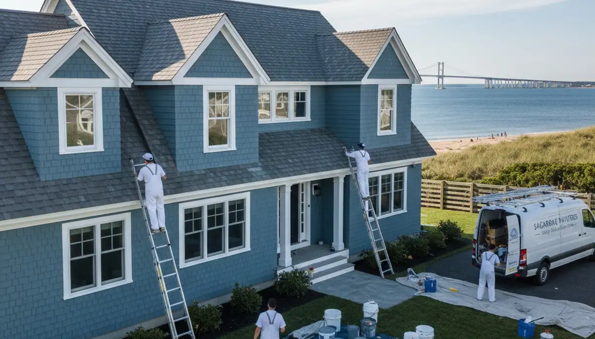 Professional house painting service in Plymouth, MA by paintingplymouthma.com